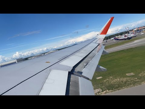 Видео: Солнечный день • Аэрофлот • Airbus A320-214 • RA-73765 • Взлет из аэропорта Шереметьево в Москве