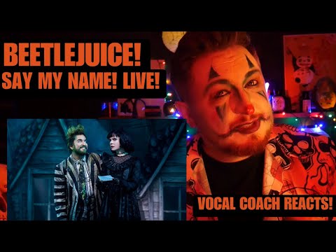 Видео: Реакция преподавателя по вокалу! Мюзикл «Битлджус»! Say My Name! Вживую!