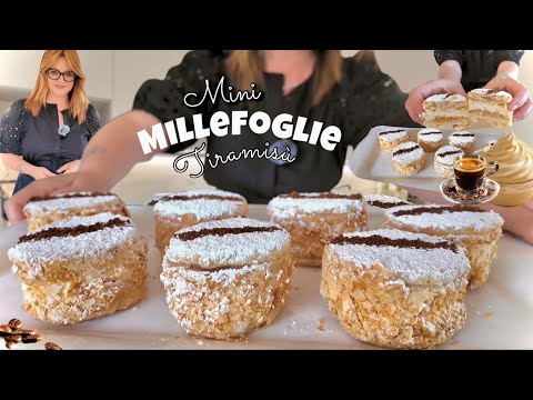 Видео: МИНИ МИЛЬФОГЛИ СО ВКУСОМ ТИРАМИСУ легко и очень быстро