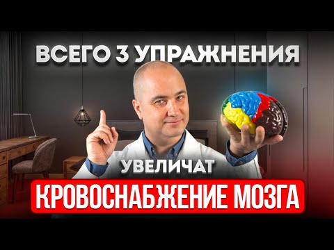 Видео: Падает ПАМЯТЬ и ЗРЕНИЕ? 3 упражнения, которые улучшают кровоток мозга уже сегодня
