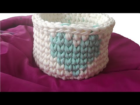 Видео: Вязание крючком.Корзинка.