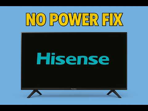 Видео: Как диагностировать и починить 4K-телевизор Hisense, который не включается (75H6510G, 75H6570G)