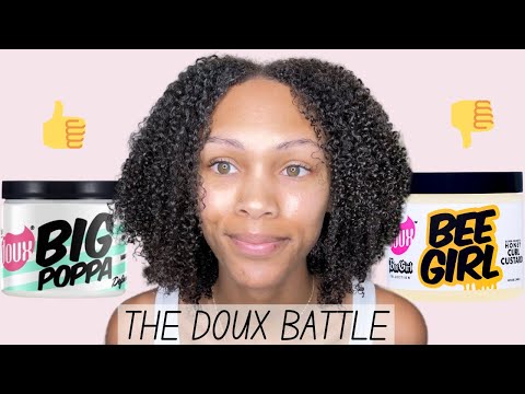 Видео: Гель Doux Big Poppa против крема Bee Girl Curl Custard | Что лучше для мытья и ухода?