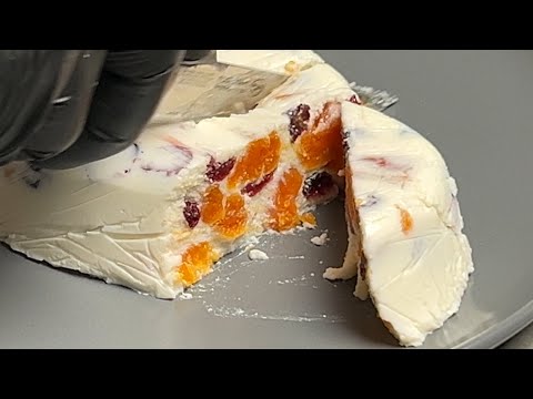 Видео: Очень вкусный десерт из творога желатина и сухофруктов 😋