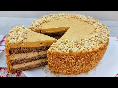 Видео: Это самый вкусный торт! 😯 БЕЗ ПЕЧИ! Вы будете делать этот торт каждый день! #206