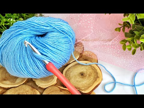 Видео: 💙НЕЖНЫЙ УЗОР КРЮЧКОМ. Я в полном ВОСТОРГЕ от него. Скорей смотри и вяжи. Вязание крючком.