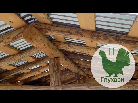 Видео: Коньковая балка из бревна