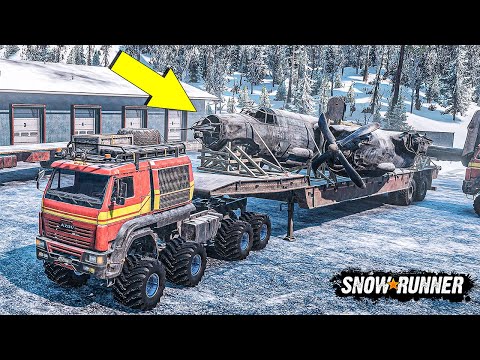 Видео: МЫ ОЧЕНЬ ДОЛГО МУЧАЛИСЬ С ПОГРУЗКОЙ САМОЛЕТА И У НАС ПОЛУЧИЛОСЬ! SNOWRUNNER С МОДАМИ!