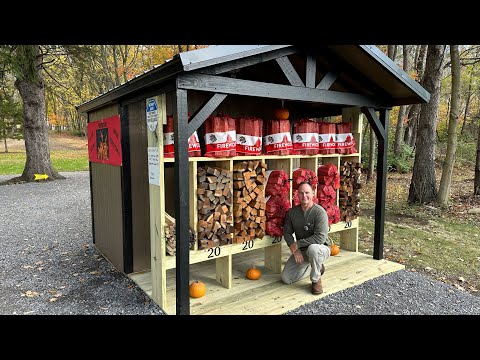 Видео: Самая МЫСЛЬ, когда-либо вложенная в придорожную палатку с дровами. [и ДЕНЬГИ]