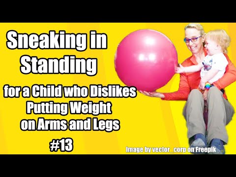 Видео: № 13. Подкрадывание к стойке для ребенка, который не любит перегружать руки и ноги.