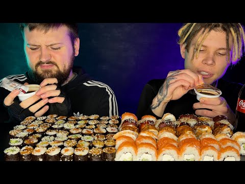 Видео: ДЕШЕВЫЕ vs ДОРОГИЕ Роллы Мукбанг🍣