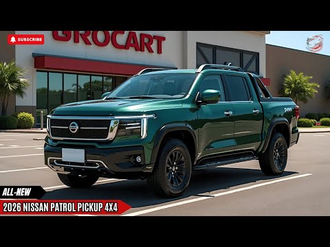 Видео: 2026 Nissan Patrol Pickup 4x4 раскрыл - продолжая легендарную прочность патруля!