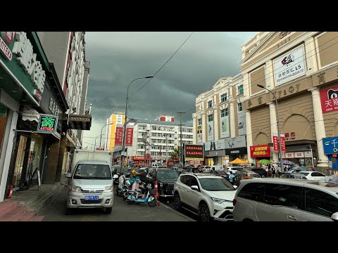 Видео: Китай: утренний рынок в городе Хейхе, покупаем все на завтрак
