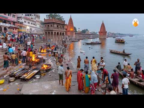 Видео: Варанаси, Индия🇮🇳 Реальная жизнь в священном городе Индии и на реке Ганг (4K UHD)