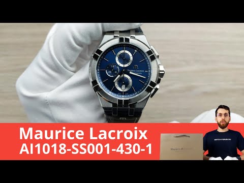Видео: Хронограф Aikon / Maurice Lacroix AI1018-SS001-430-1