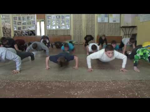 Видео: 62 школа #22 Pushup Challenge