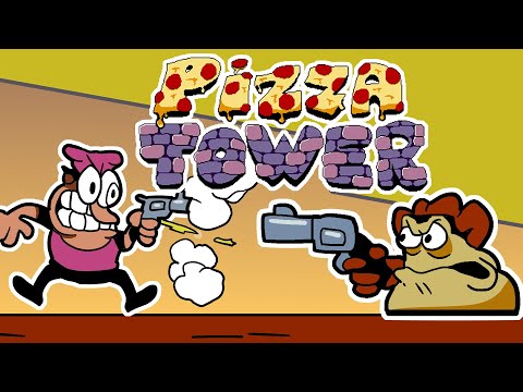 Видео: Стрельба в дикой пицца-башне // Pizza Tower #2