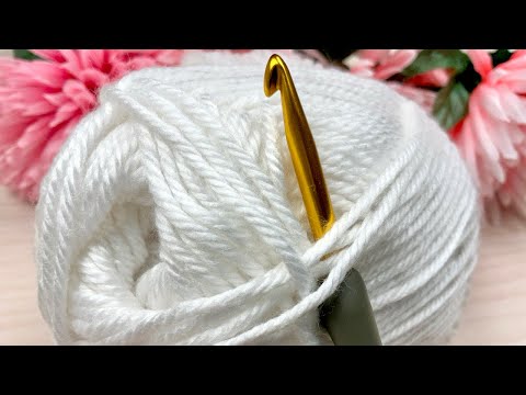 Видео: Вау! Этот узор крючком настолько прост и уникален! Это красивая вязка крючком всего лишь в 2 РЯДА