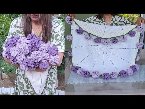 Видео: букет шаль