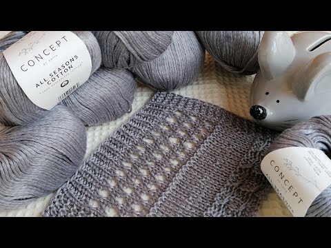Видео: Он просто ПОТРЯСАЮЩИЙ!👍  ALL SEASONS COTTON 🧶 от CONCEPT BY KATIA - всем хлопкам хлопок!