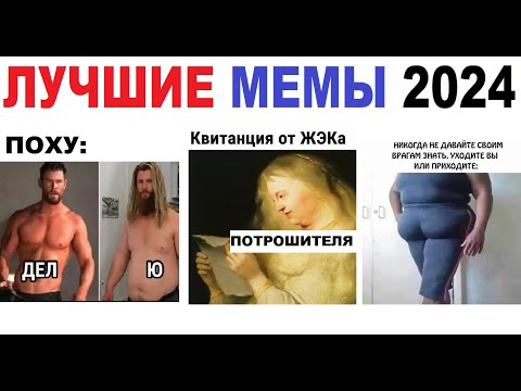 Видео: Годовая подборка лучших мемов и приколов за 2024. 500 идеальных мемов!