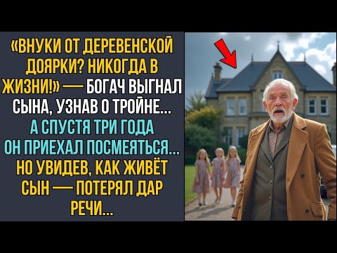 Видео: Богач отрёкся от сына из за невесты доярки, но спустя 3 года был в шоке, когда увидел его    ИСТ