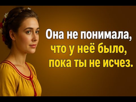 Видео: Она не ценила, пока ты не исчез | Мужская сила и самооценка