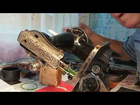 Видео: Швейная машина Подольск 1-А класса "топчется на месте"