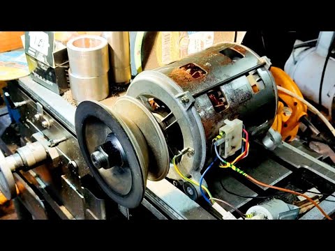 Видео: Наждак из двухскоростного мотора от стиралки или как сделать переходной фланец для абразивного круга