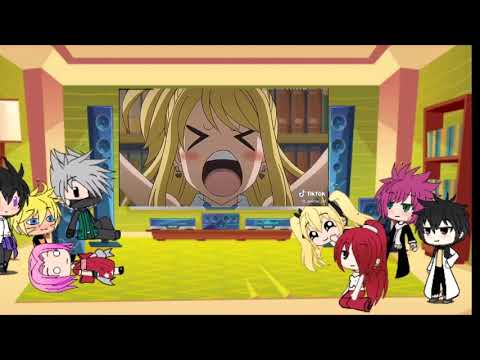 Видео: реакция хвоста феи и Наруто на тт||gacha life||