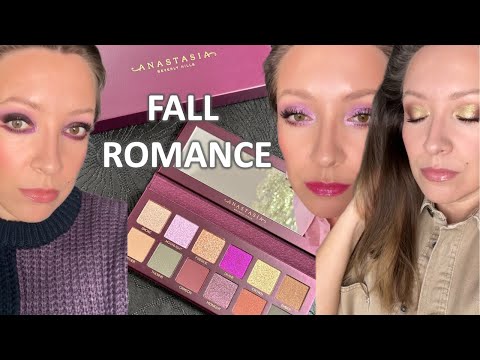 Видео: FALL ROMANCE ABH/ Обзор, все оттенки на глазах, 9 макияжей/ Marigudik