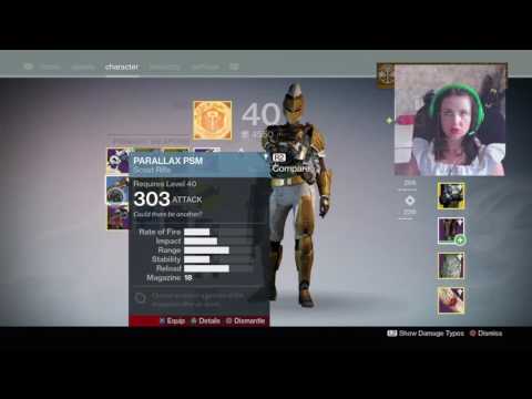 Видео: Девушка в Iron Banner Destiny. Запись стрима