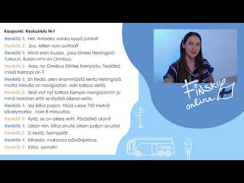 Видео: Диалог на финском. В городе. День 3. (Мини-курс "Диалог с финном" 2020 года)