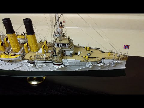 Видео: ЗВЕЗДА. Крейсер ВАРЯГ. Сборка модели. / ZVEZDA. The cruiser VARYAG. Building the model.