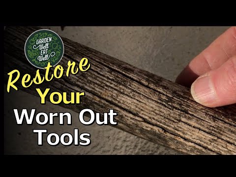 Видео: Легко восстановите и защитите от непогоды изношенные ручки на ВСЕХ ваших садовых инструментах!