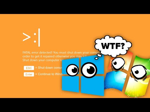 Видео: Экран отключения Windows 10, но Windows 8.1 и Windows 7 хотят видеть его