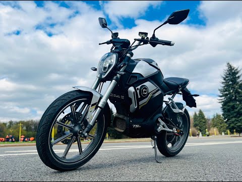 Видео: Электромотоцикл WHITE SIBERIA SUPER SOCO TSX - обзор, тест-драйв, замер максималки