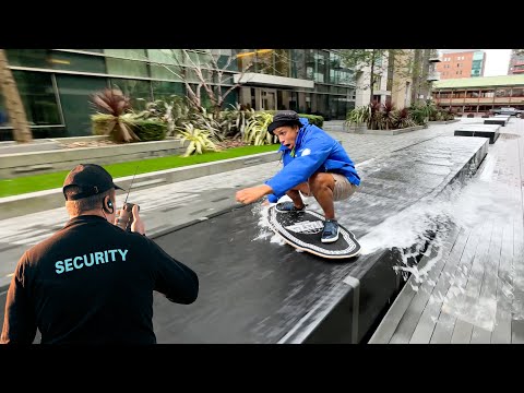 Видео: Нас выгнали из Лондона за городской скимбординг!