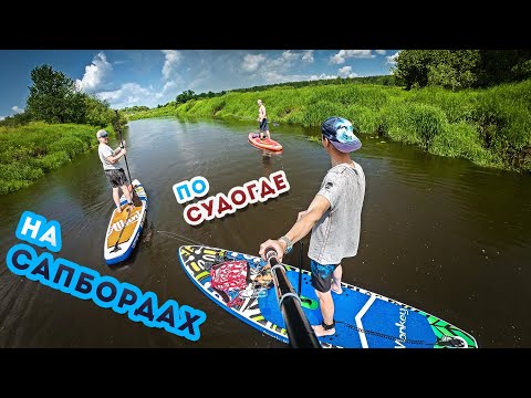 Видео: Сплав на Сапбордах по Судогде / Сапборд с Алиэкспресс / SUP-board