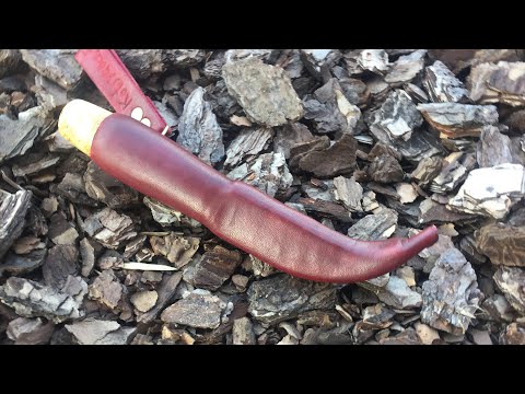 Видео: Финский нож процесс изготовления Финка  с оковкой и ньюансы