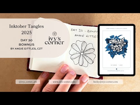 Видео: Inktober 2025, день 30 | Как нарисовать боунуса (зентангл)