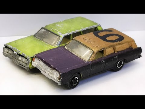 Видео: Matchbox восстановление Mercury Commuter № 73. Обычные колеса и версия Superfast.