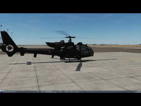 Видео: Применение вооружения на вертолете SA-342 Gasel (DCS World)