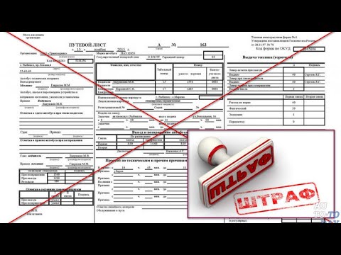 Видео: ПУТЕВОЙ Лист Это УГОЛОВКА Или ОГРОМНЫЕ Штрафы При ТАКОМ Законодательстве