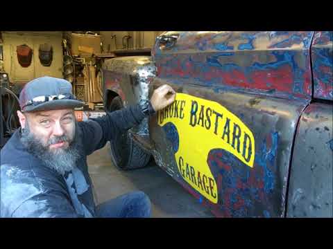 Видео: Как легко нанести надпись на двери вашего Rat Rod или Hot Rod