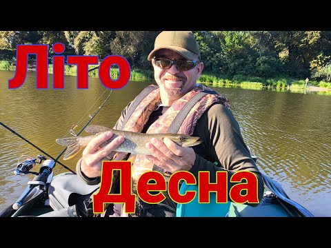 Видео: Пошук щуки та окуня ! Телспинер! Літня риболовля на Десні