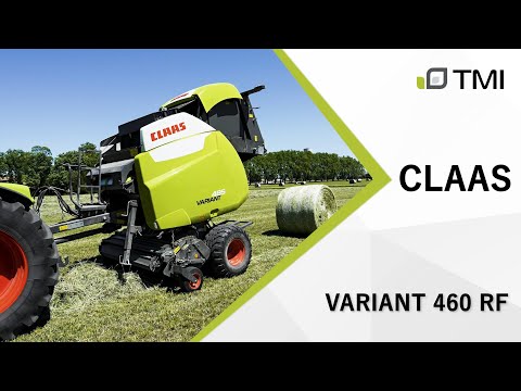 Видео: Рулонный пресс-подборщик CLAAS VARIANT 460 RF