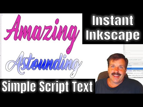 Видео: Instant Inkscape | Glowforge Готовый текст за считанные минуты | Веселье со шрифтами!