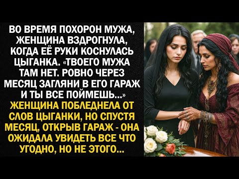 Видео: Во время похорон мужа, женщина вздрогнула, когда её руки коснулась цыганка  ''Твоего мужа там н