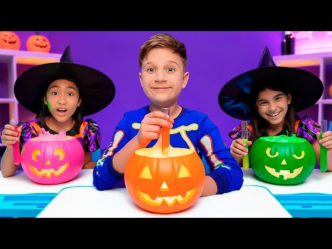 Видео: Хэллоуин в Школе! Приключения и Испытания 👻